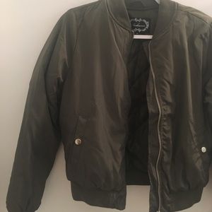 NWOT F21 Bomber Jacket